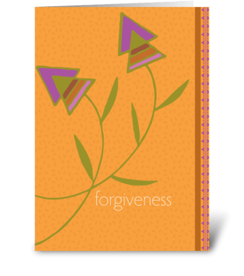 forgiveness greeting card