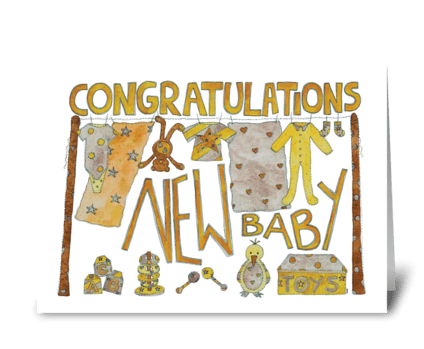 Congratulations New Baby greeting card