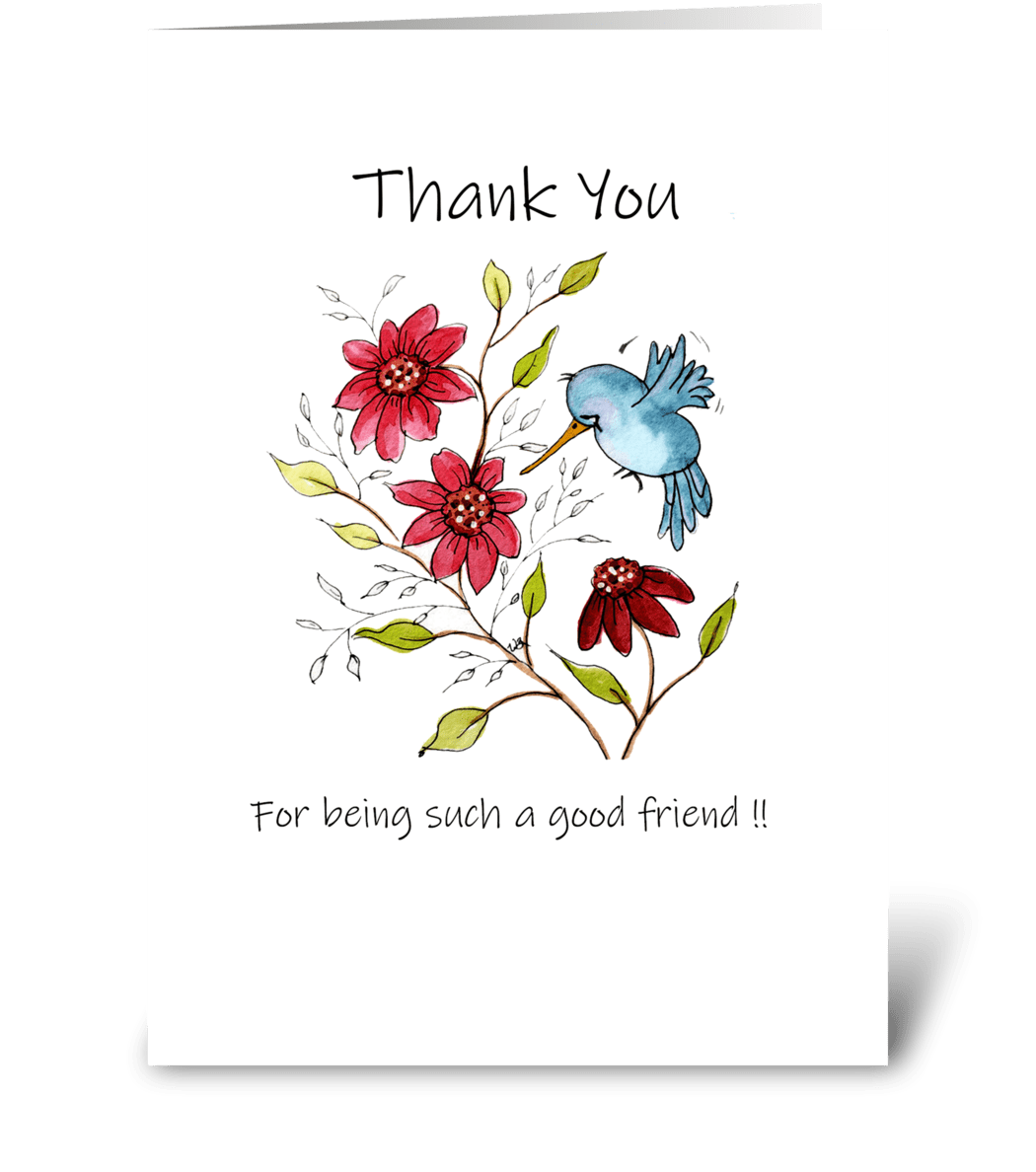 Thank You Friendship Good Friend - Send this greeting card ...
