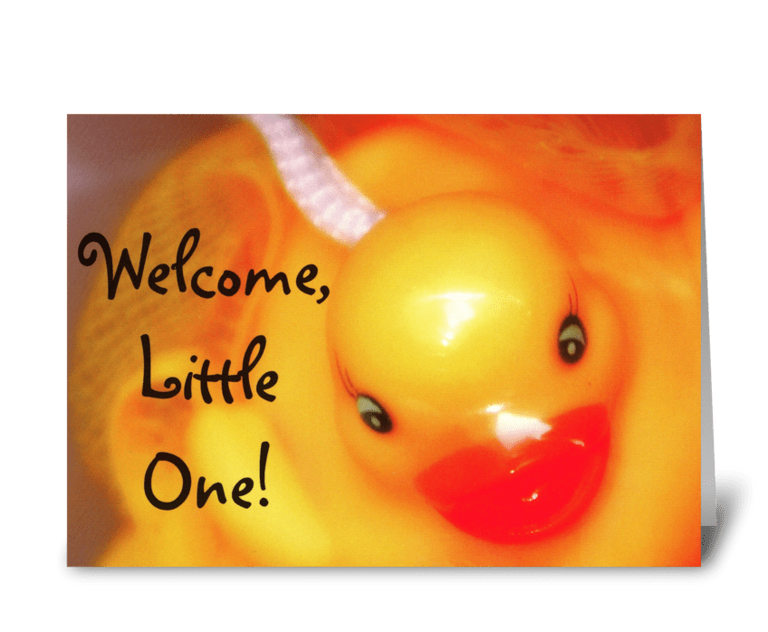 Welcome, Little One greeting card