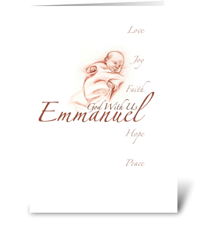Emmanuel greeting card