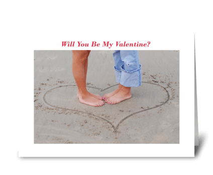 Will You Be My Valentine? greeting card