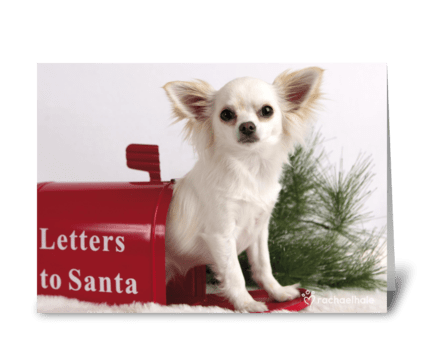 Letters to Santa greeting card