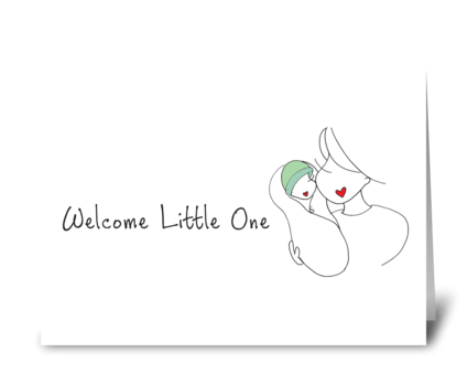 Welcome Little One greeting card