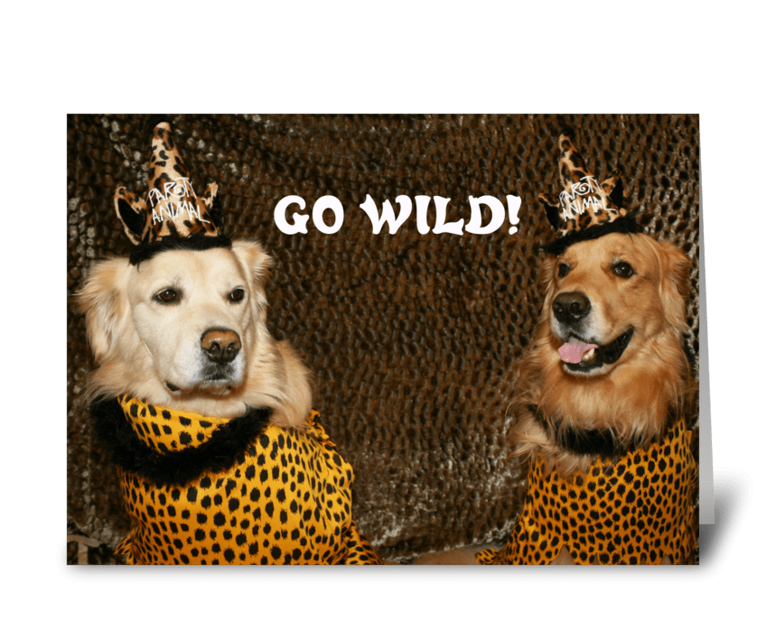 Party Animal Birthday greeting card