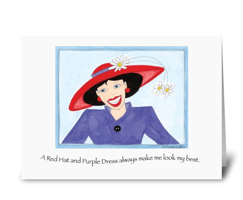Red Hat Invitation greeting card