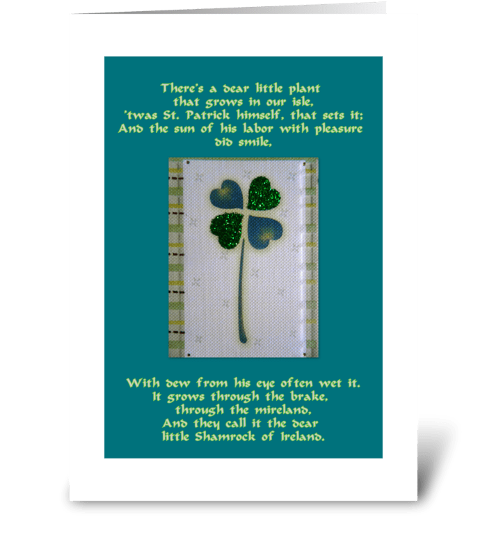 St. Patrick's Day Greetings greeting card