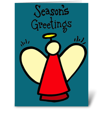 Christmas Angel greeting card