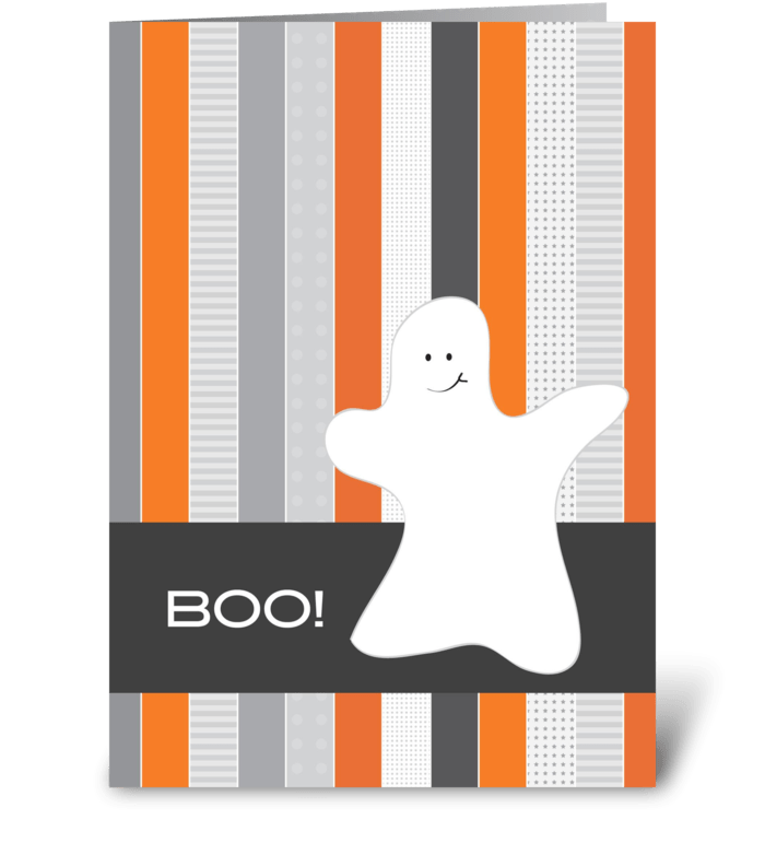 Halloween Ghost greeting card