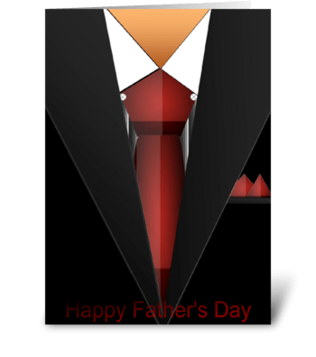DISTINGUISHED FATHER'S DAY CARD greeting card