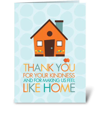 Kindness from your home greeting card