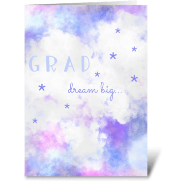 Dream Big greeting card