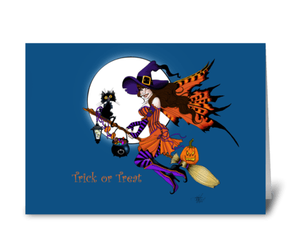Trick or Treat greeting card