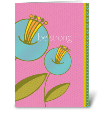 be strong greeting card