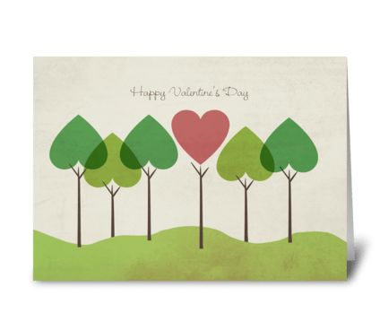 Forest of Love greeting card