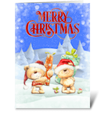 Bearing Gifts 2 greeting card