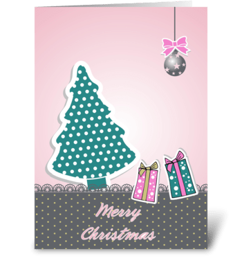 Lovely Christmas greeting card