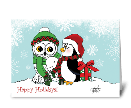A Christmas Friendship greeting card