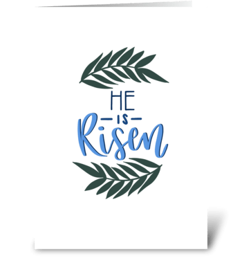 He is Risen greeting card