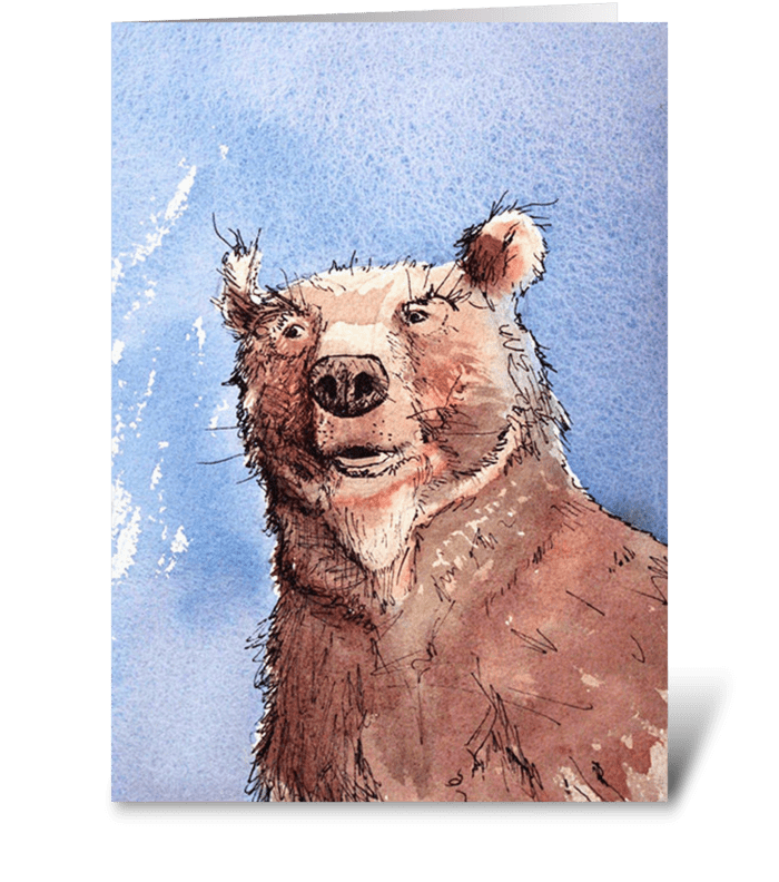 Bear?! greeting card