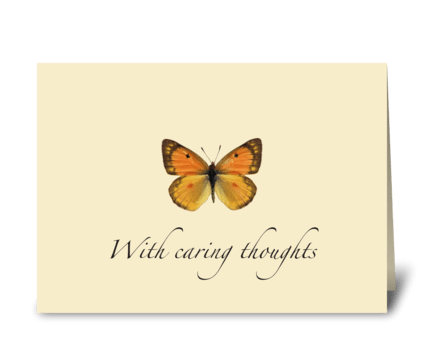 Thinking of you Butterfly greeting card