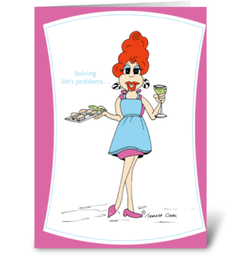 Baker Bernice greeting card