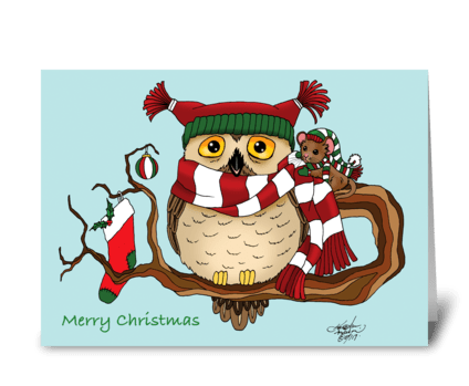 Christmas Warmth greeting card