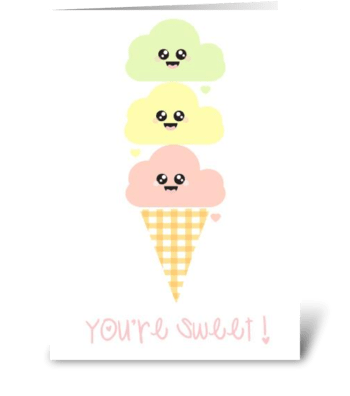 You're Sweet! greeting card