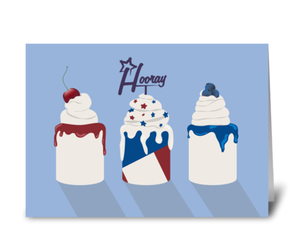 Sweet Hooray - Independence Day greeting card