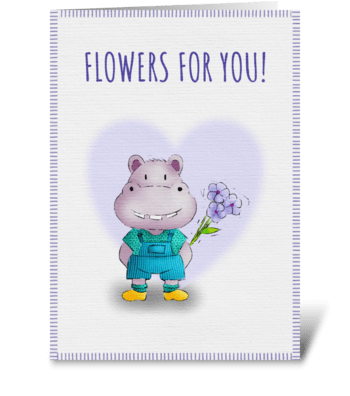 559 Flowers For You greeting card