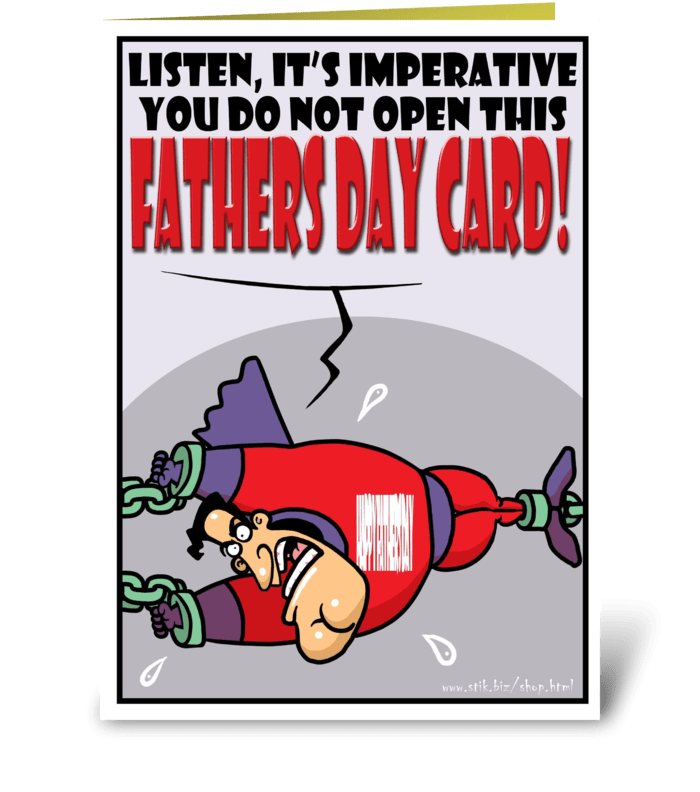 Super Father's Day Card greeting card