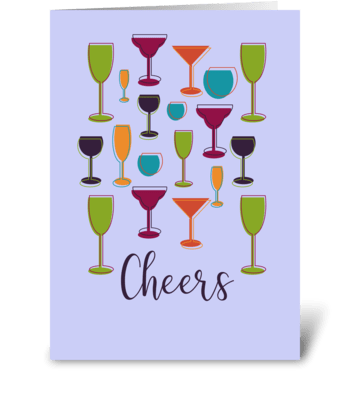 Cheers greeting card