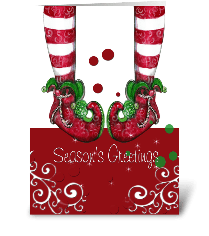 Whimsical Season's Greetings greeting card