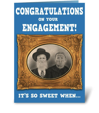 Engagement Congratulations ;-) greeting card