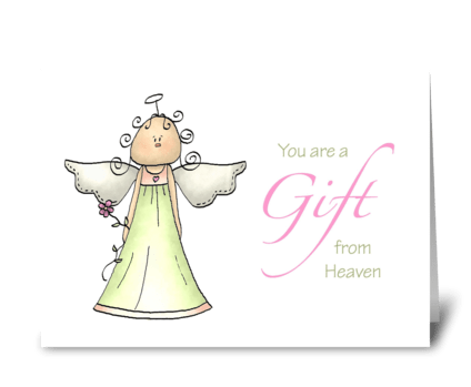 Gift from Heaven, Adoption Anniversary greeting card