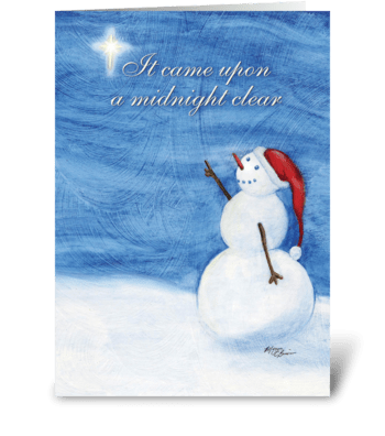 A Midnight Clear greeting card