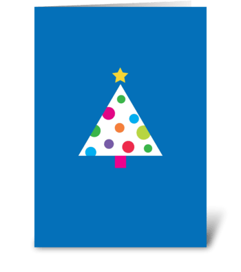 Holiday Tree greeting card
