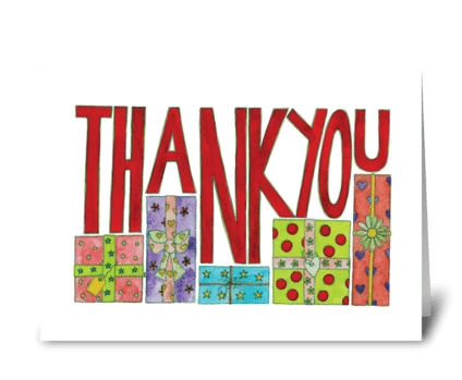 Thank You! greeting card