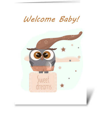 Dream big greeting card