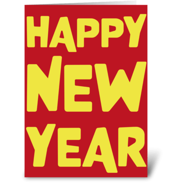 New Year card / Chinese New Year  21 greeting card