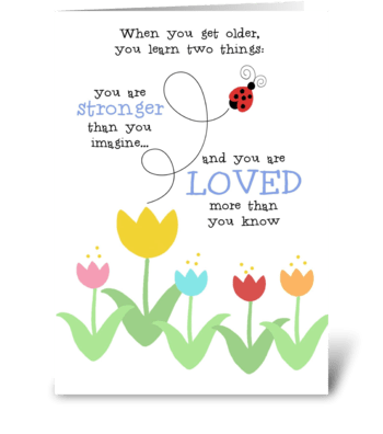 Ladybug Love greeting card