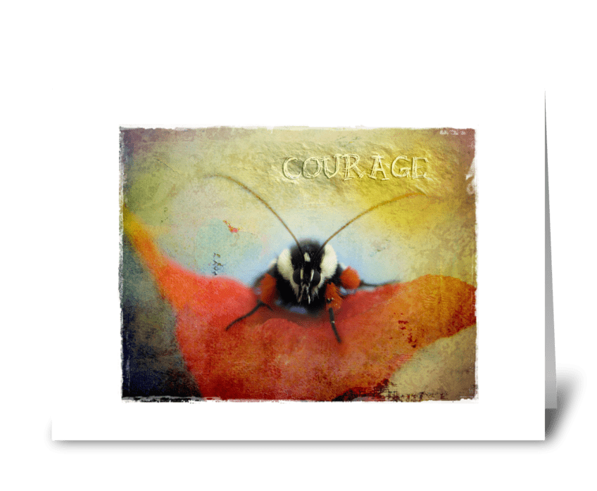 Courage greeting card