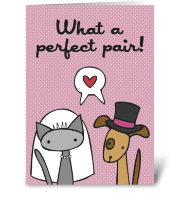 What a Perfect Pair! greeting card
