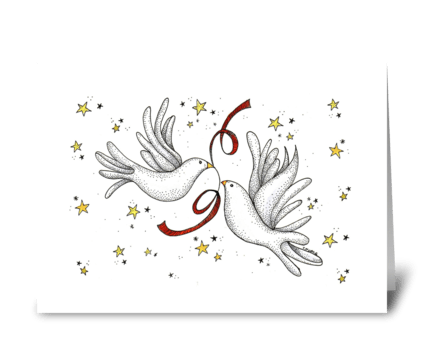 Peaceful Doves greeting card