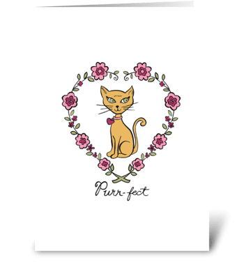 Purr-fect greeting card