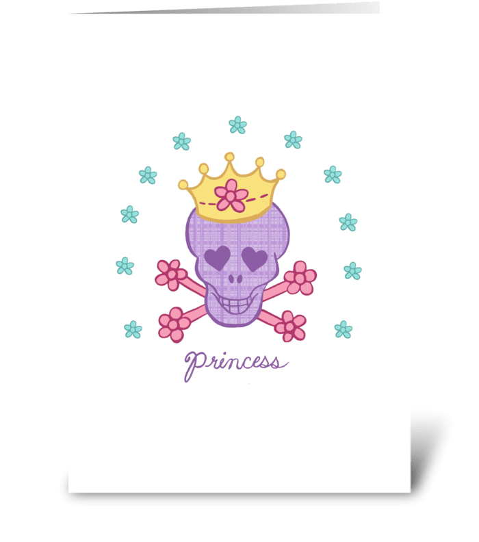 Princess greeting card