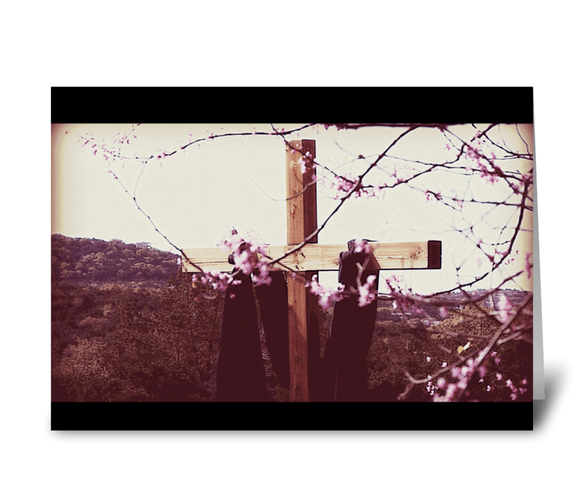 He is risen. greeting card