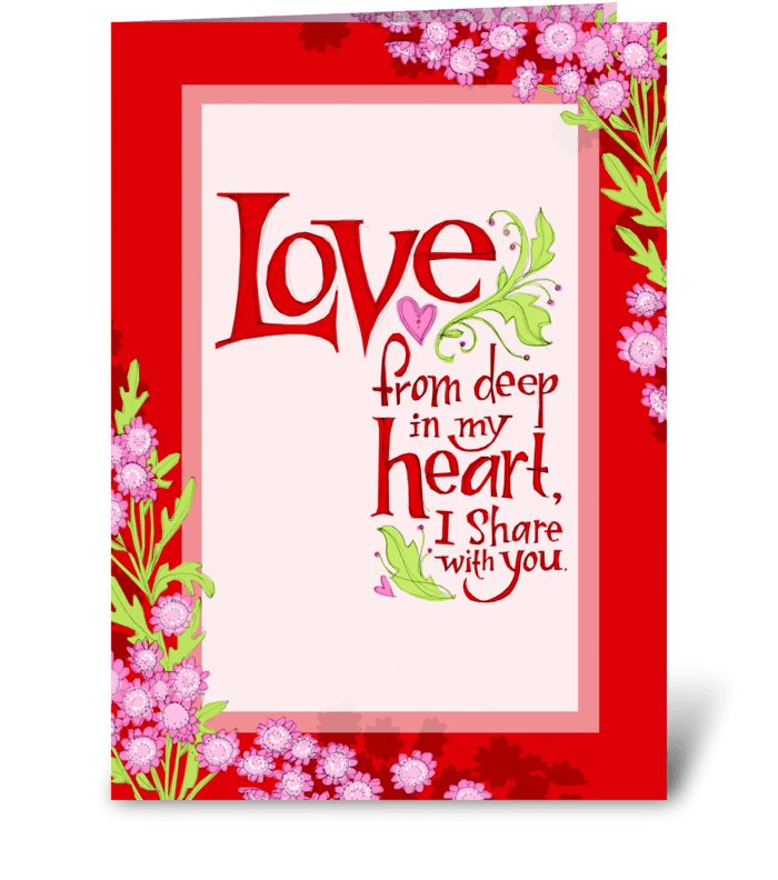 LOVE greeting card