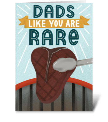 Dads Like You Are Rare greeting card