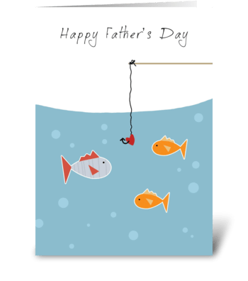Father's Day Fishies greeting card